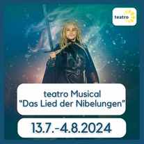 teatro Musical Das Lied der Nibelungen Juli August Sommer Stadtgalerie Mödling Stadttheater