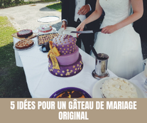 5 idées pour un gâteau de mariage original