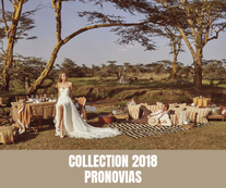 La nouvelle collection 2018 : Pronovias, dans un décor de safari africain