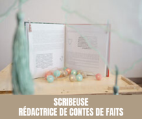 Scribeuse, rédactrice de contes de faits