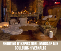 Shooting d'inspiration : Mariage aux couleurs hivernales