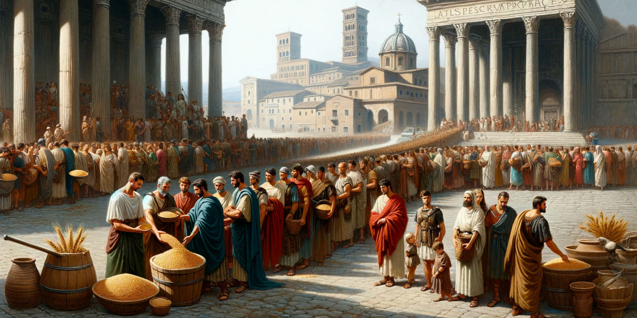 The Grain Dole: How Ancient Rome's vital public welfare system was weaponized by politicians