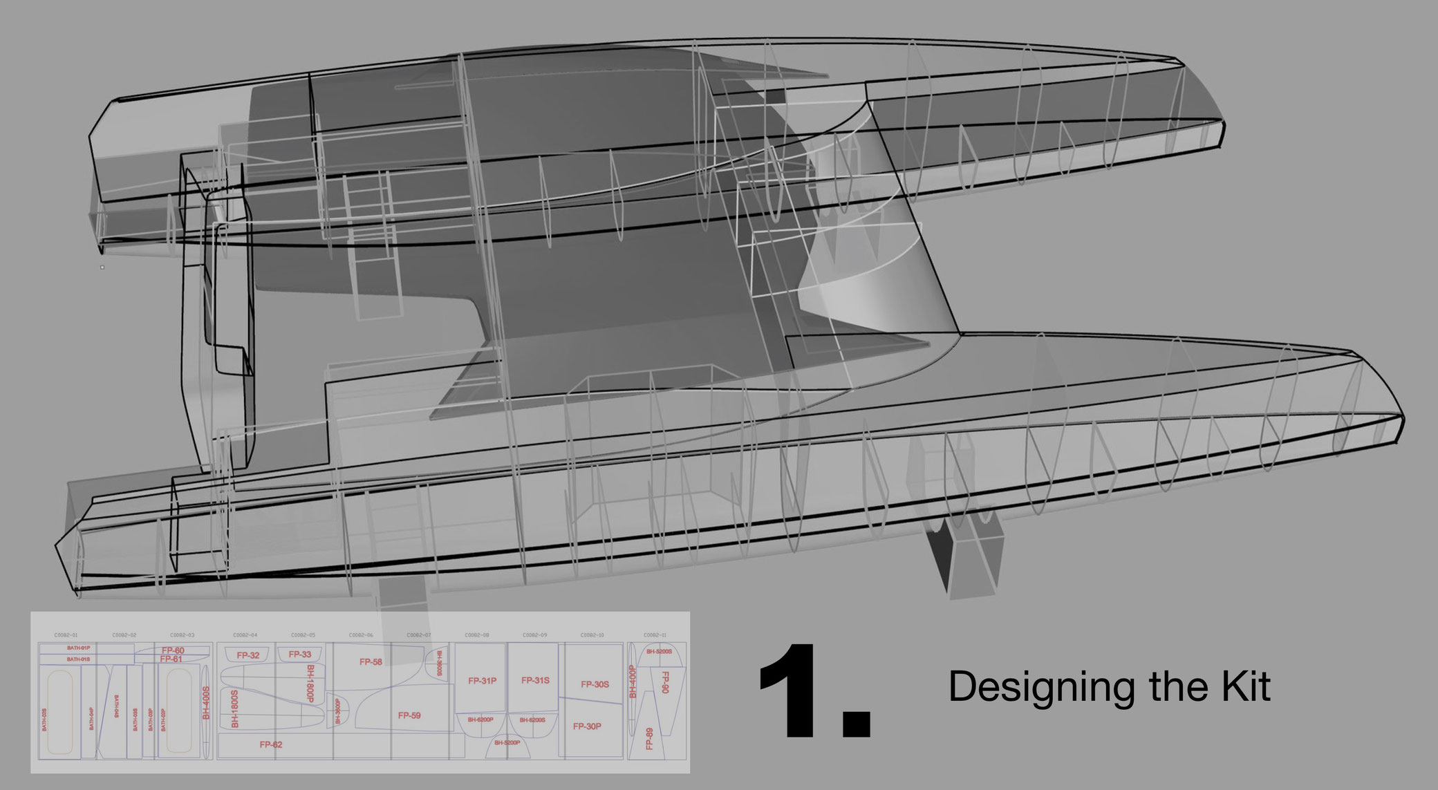 how to build a catamaran hull