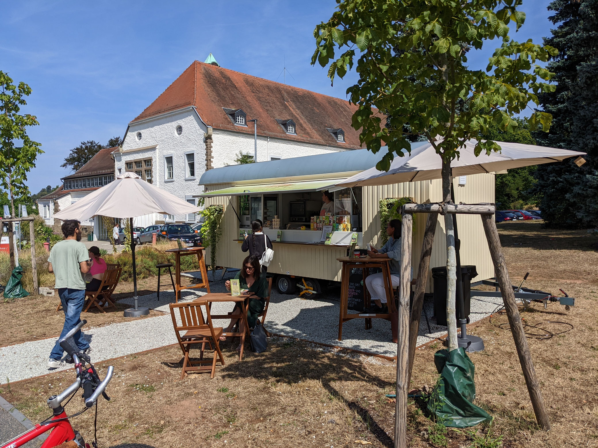 Speisekarte happy veggie box der vegetarischvegane Foodtrailer