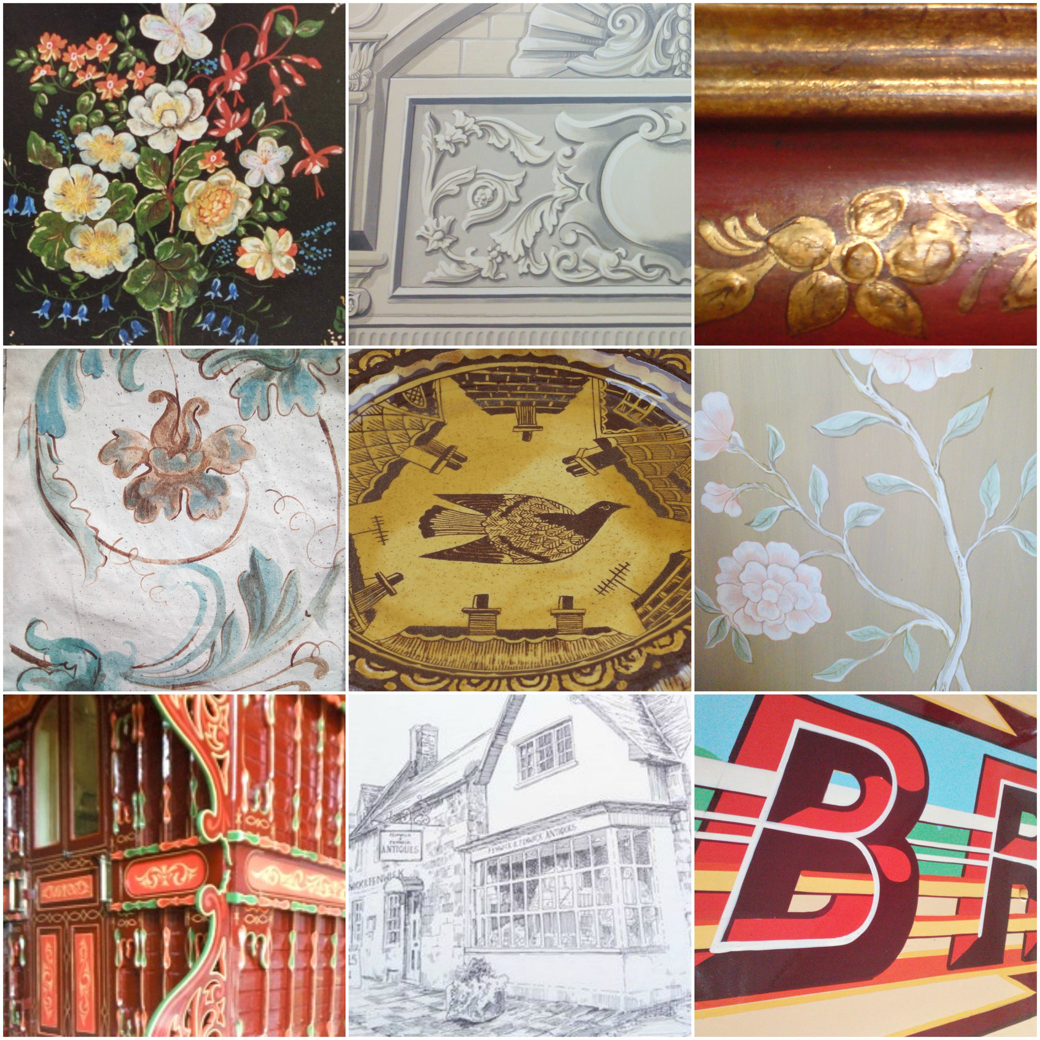 Decorative Artist and Illustrator Painting by Decorative