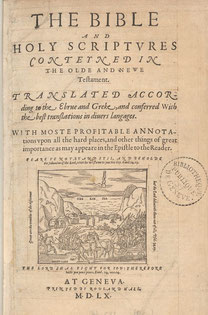 Geneva bible 1560 Title page online