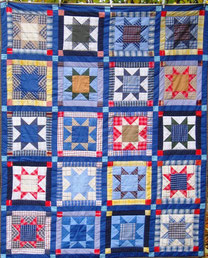 Patchwork Decke 