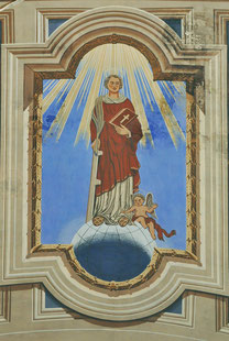 Peri (région d'Ajaccio) - décor peint de Giulio Marini 1942