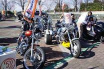 バイク展示・写真撮影