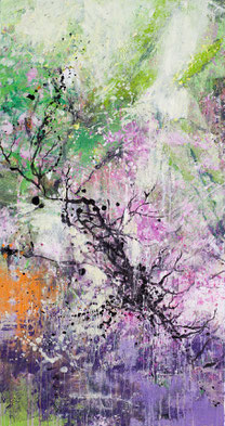 花开 BLOOM 175X93CM 布面油画 OIL ON CANVAS 2024