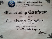 Mitglied Baquio International Spiritual Advisors - Christiane Spindler