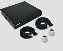 HDCVI,  Videoüberwachungsset, 2MP, FullHD, Mini Dome, Außenkamera, 4-Kanal DVR, Digitalvideorekorder, günstig, über SafeTech lieferbar
