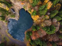 Bergsee Ebertswiese Rennsteig Herbst