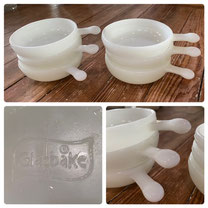 Glasbake Handled "Chili" Bowls Set of Six $25.00