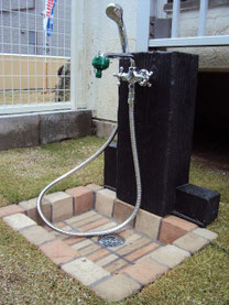 ペット対応工事(足洗い場)
