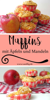 einfaches Rezept für saftige Apfelmuffins