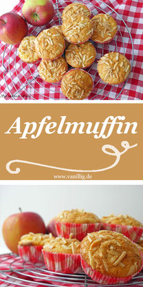 einfaches Rezept für saftige Apfelmuffins