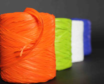 Geschenkband Raphia, Raphlene, gepliced, Bastband