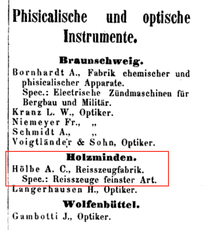 Internationales Adressbuch der gesammten Metall-Industrie, 1874, p.122. [Google Books]. See note [4]