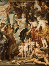 Peter Paul Rubens, The Felicity of the Regency 1622-24, Paris, Musée du Louvre