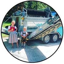 Naturbaustoffe Lager Nußdorf, Transportunternehmen Oberauer