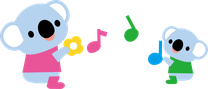 （イラスト）親子でリトミック