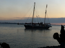 Abendstimmung an der Elbe