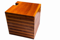Holzplastik V: Baumpilze ,Altindische Tuchstempel, Holz Kirsche, massiv, 