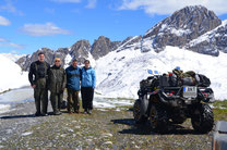 Juli 2016: Im Neuschnee auf dem Stura Maira Kamm 2500 m ü.NN