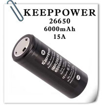 Keeppower IMR26650 6000mAh (15A)
