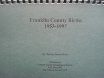 Cover of Franklin County Births, 1953-1997