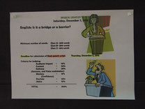 Speech Contestの案内