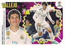 CROMO DE FÚTBOL - ESPAÑA - CAMPEONATO NACIONAL DE LIGA - 2.018/2.019 (EDICIONES ESTE - PANINI) VALLEJO - REAL MADRID C.F. - Nº 5B (NUEVO) 0,25€.