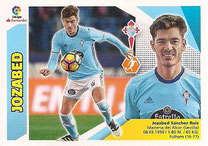 CROMO DE FÚTBOL - ESPAÑA - CAMPEONATO NACIONAL DE LIGA - 2.017/2.018 (EDICIONES ESTE - PANINI) JOZABED - R.C. CELTA DE VIGO - Nº 12A (NUEVO) 0,25€.