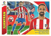 CROMO DE FÚTBOL - ESPAÑA - CAMPEONATO NACIONAL DE LIGA - 2.017/2.018 (EDICIONES ESTE - PANINI) JUANFRAN - CLUB ATLÉTICO DE MADRID - Nº 3 (NUEVO) 0,25€.