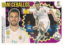 CROMO DE FÚTBOL - ESPAÑA - CAMPEONATO NACIONAL DE LIGA - 2.018/2.019 (EDICIONES ESTE - PANINI) DANI CEBALLOS - REAL MADRID C.F. - Nº 13B (NUEVO) 0,25€.