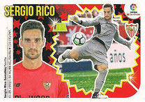 CROMO DE FÚTBOL - ESPAÑA - CAMPEONATO NACIONAL DE LIGA - 2.018/2.019 (EDICIONES ESTE - PANINI) SERGIO RICO - SEVILLA F.C. - Nº 1 (NUEVO) 0,25€.