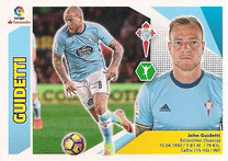 CROMO DE FÚTBOL - ESPAÑA - CAMPEONATO NACIONAL DE LIGA - 2.017/2.018 (EDICIONES ESTE - PANINI) GUIDETTI - R.C. CELTA DE VIGO - Nº 13B (NUEVO) 0,25€.