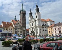 Kaffeepause in Klatovy
