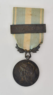médaille coloniale agrafe Maroc