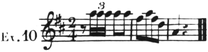F. Sor: Guitarre-Schule. 1831. Ex. 10.