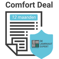 12 maanden leggarantie op laminaat inclusief leggen in de comfort deal