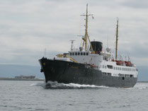 Altes Hurtigruten Schiff 