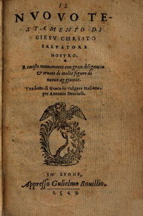 Brucioli bible 1549 facsimile