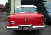 Heck des 1955er Oldsmobile