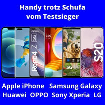 Handyvertrag trotz Schufa Eintrag mit Handy und Allnet Flat  bei 1 & 1 bestellen