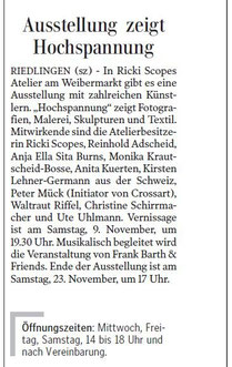 Schwäbische Zeitung 07.11.13