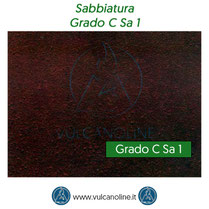 Grado di sabbiatura C Sa 1