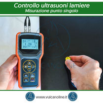 Metodo di controllo ad ultrasuoni con misurazione a punto singolo