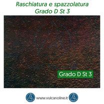 Raschiatura e spazzolatura Grado D St 3